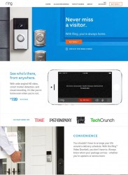 Ring.com Landing Page